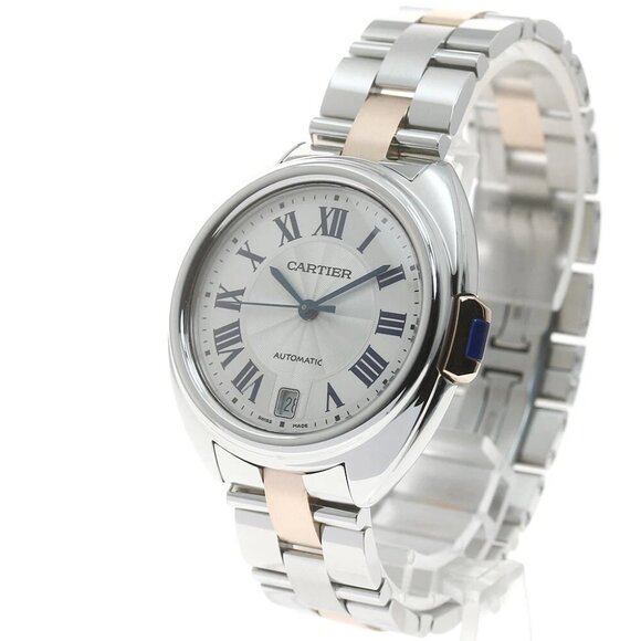 Cartier Other - CARTIER Kuredu Cartier CRW2CL0003 Date Silver Dial Automatic Boy's Watch_874356